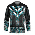 Paua Shell Taniko Pattern Aotearoa Hockey Jersey Niho Taniwha Mix Poutama - Aussie Hoodie