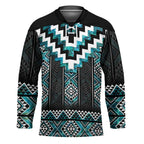 Paua Shell Taniko Pattern Aotearoa Hockey Jersey Niho Taniwha Mix Poutama - Aussie Hoodie