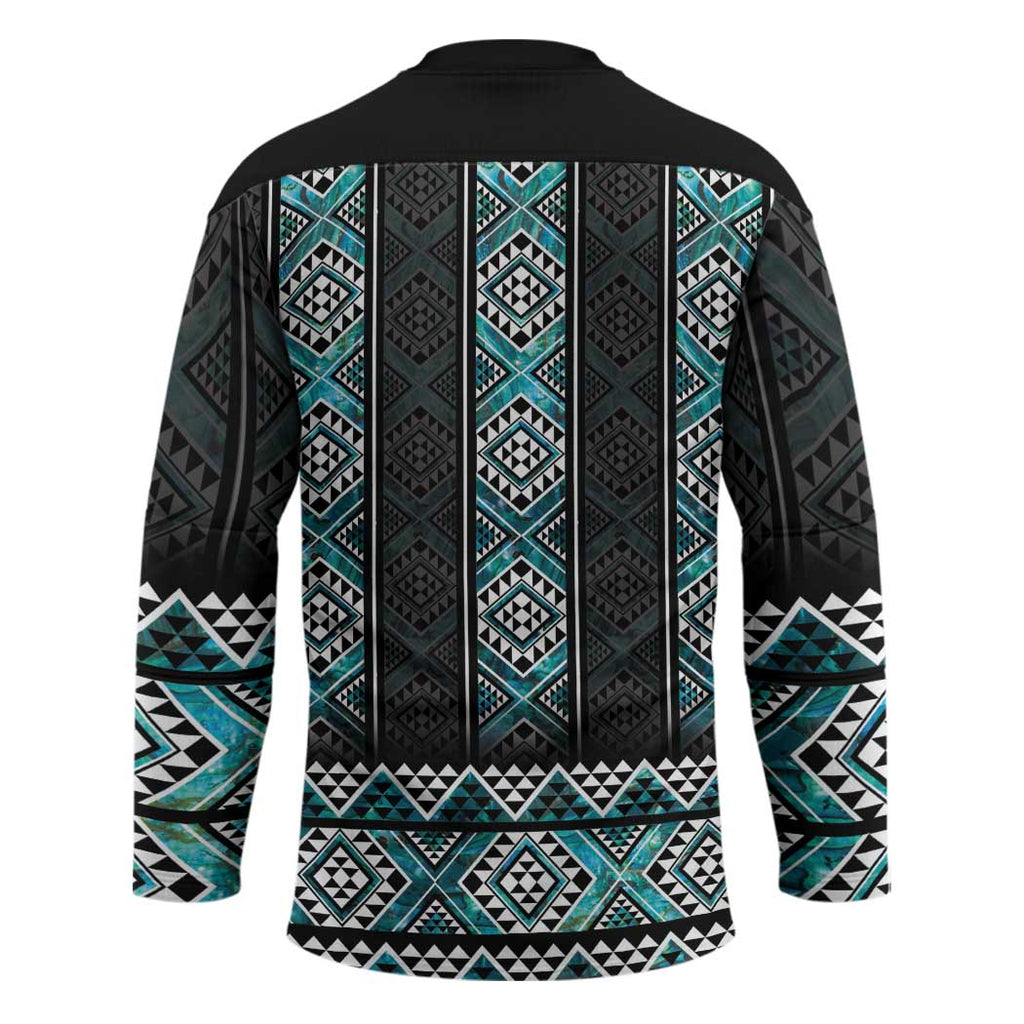 Paua Shell Taniko Pattern Aotearoa Hockey Jersey Niho Taniwha Mix Poutama - Aussie Hoodie