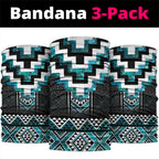 Paua Shell Taniko Pattern Aotearoa Neck Gaiter Niho Taniwha Mix Poutama - Aussie Hoodie