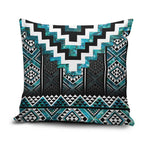 Paua Shell Taniko Pattern Aotearoa Pillow Cover Niho Taniwha Mix Poutama - Aussie Hoodie