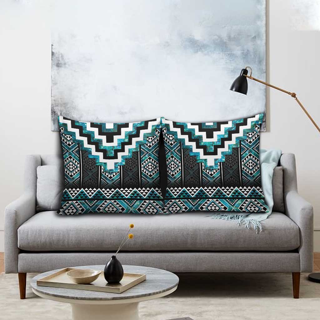 Paua Shell Taniko Pattern Aotearoa Pillow Cover Niho Taniwha Mix Poutama - Aussie Hoodie