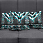 Paua Shell Taniko Pattern Aotearoa Pillow Cover Niho Taniwha Mix Poutama - Aussie Hoodie