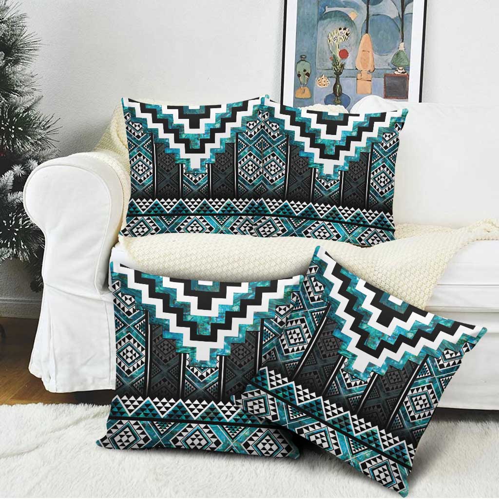 Paua Shell Taniko Pattern Aotearoa Pillow Cover Niho Taniwha Mix Poutama - Aussie Hoodie