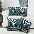Paua Shell Taniko Pattern Aotearoa Pillow Cover Niho Taniwha Mix Poutama - Aussie Hoodie