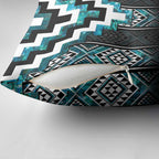 Paua Shell Taniko Pattern Aotearoa Pillow Cover Niho Taniwha Mix Poutama - Aussie Hoodie