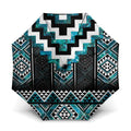 Paua Shell Taniko Pattern Aotearoa Umbrella Niho Taniwha Mix Poutama - Aussie Hoodie