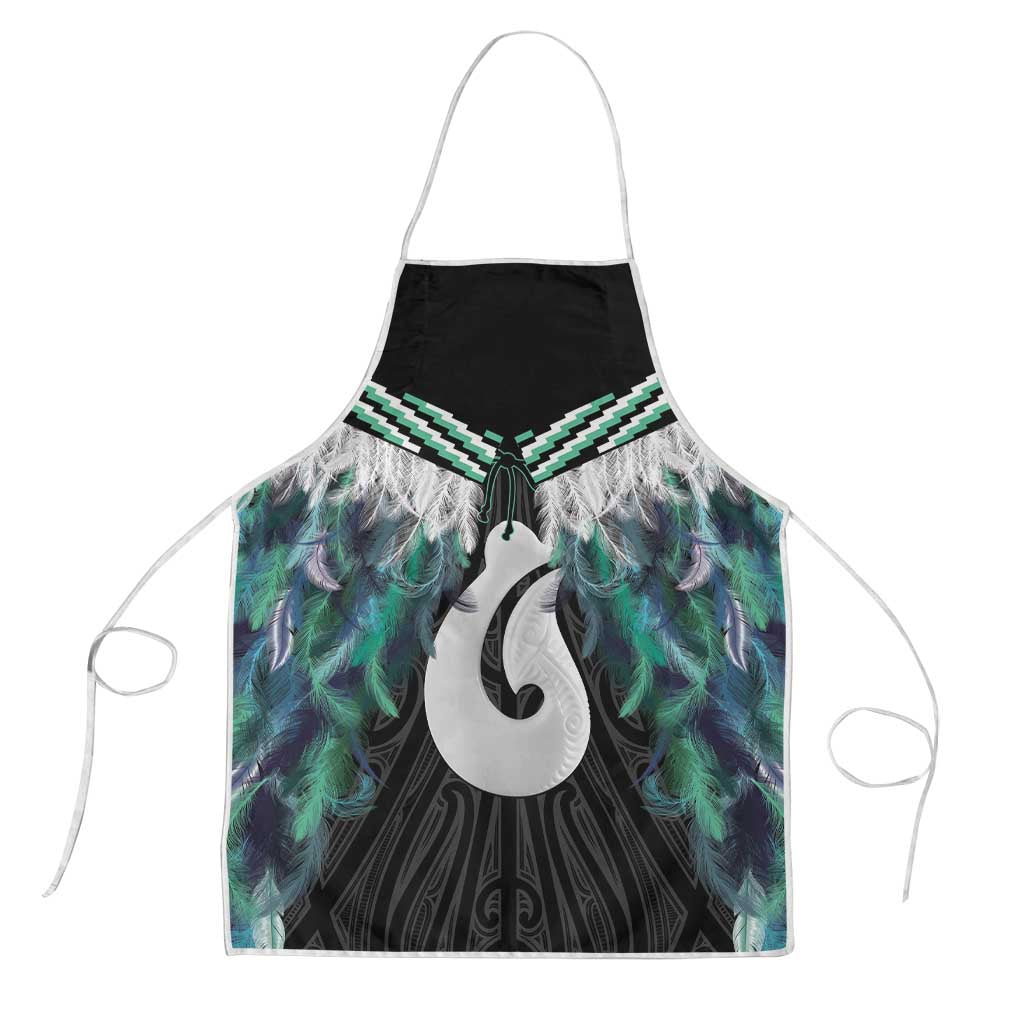 Aotearoa Korowai Motif Apron Hei Matau Poutama Maori Pattern - Aussie Hoodie