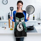 Aotearoa Korowai Motif Apron Hei Matau Poutama Maori Pattern - Aussie Hoodie