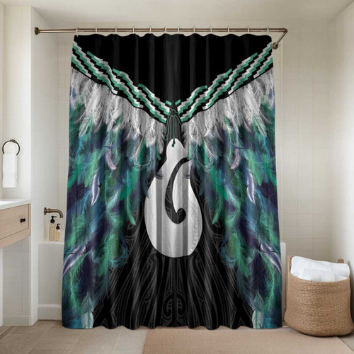 Aotearoa Korowai Motif Bathroom Set Hei Matau Poutama Maori Pattern - Aussie Hoodie