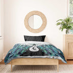 Aotearoa Korowai Motif Bedding Set Hei Matau Poutama Maori Pattern