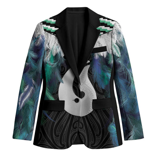 Aotearoa Korowai Motif Blazer Hei Matau Poutama Maori Pattern - Aussie Hoodie