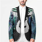 Aotearoa Korowai Motif Blazer Hei Matau Poutama Maori Pattern - Aussie Hoodie