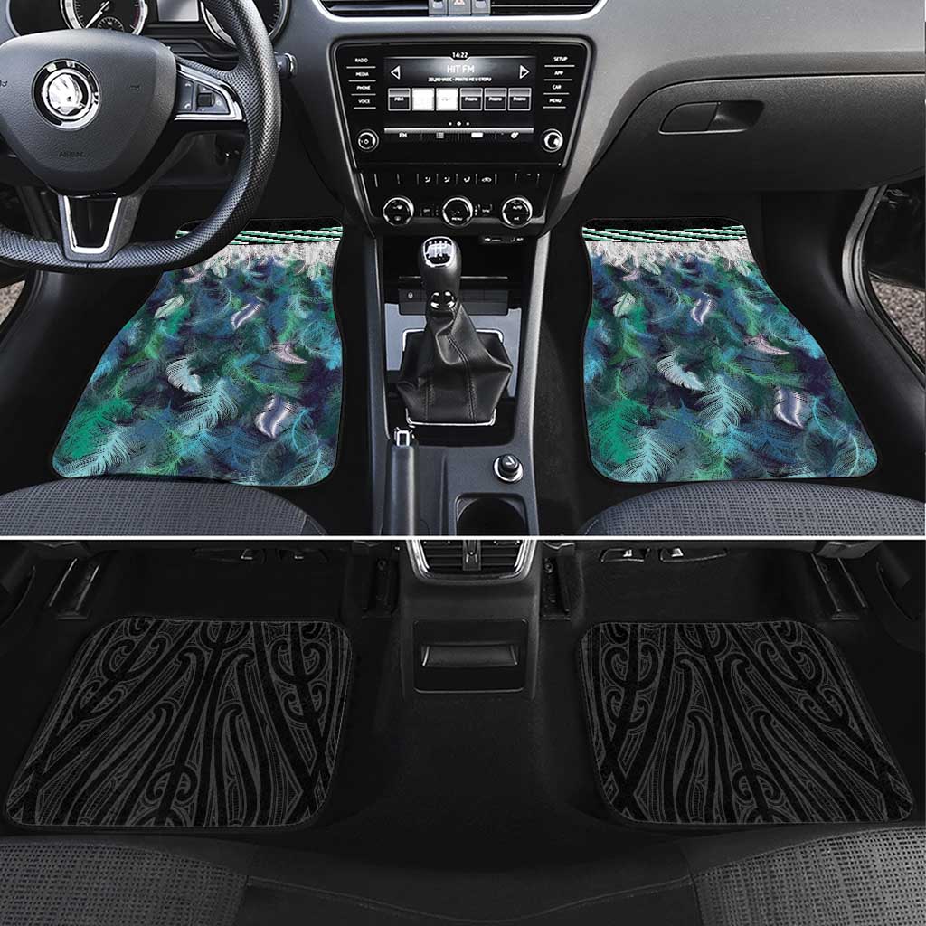 Aotearoa Korowai Motif Car Mats Hei Matau Poutama Maori Pattern