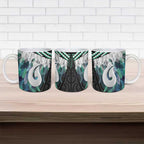 Aotearoa Korowai Motif Ceramic Mug Hei Matau Poutama Maori Pattern - Aussie Hoodie