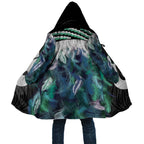Aotearoa Korowai Motif Cloak Hei Matau Poutama Maori Pattern - Aussie Hoodie