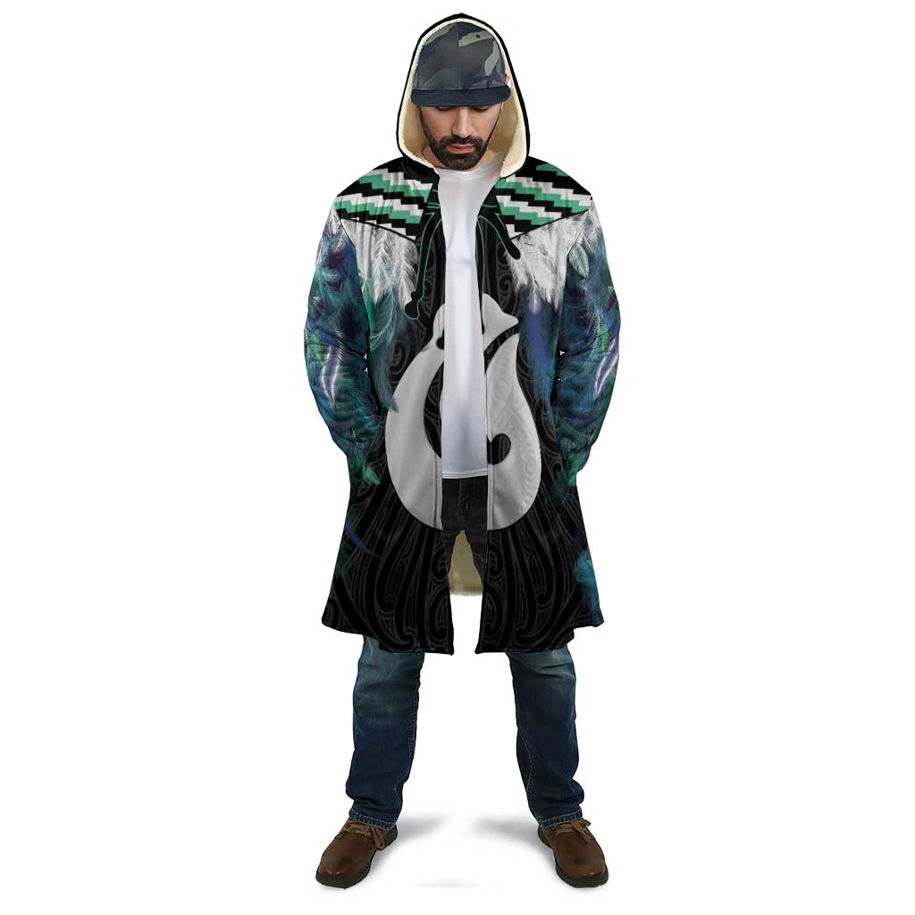 Aotearoa Korowai Motif Cloak Hei Matau Poutama Maori Pattern - Aussie Hoodie