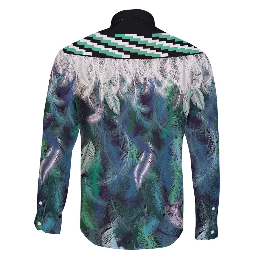 Aotearoa Korowai Motif Family Matching Off Shoulder Short Dress and Hawaiian Shirt Hei Matau Poutama Maori Pattern