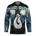 Aotearoa Korowai Motif Hockey Jersey Hei Matau Poutama Maori Pattern - Aussie Hoodie