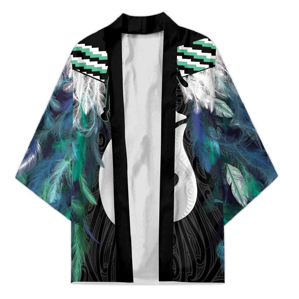 Aotearoa Korowai Motif Kimono Hei Matau Poutama Maori Pattern - Aussie Hoodie