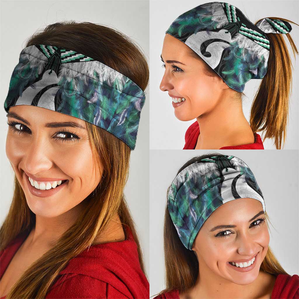 Aotearoa Korowai Motif Neck Gaiter Hei Matau Poutama Maori Pattern - Aussie Hoodie