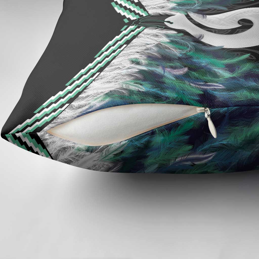 Aotearoa Korowai Motif Pillow Cover Hei Matau Poutama Maori Pattern - Aussie Hoodie