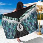 Aotearoa Korowai Motif Sarong Hei Matau Poutama Maori Pattern