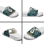 Aotearoa Korowai Motif Slide Sandals Hei Matau Poutama Maori Pattern - Aussie Hoodie