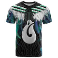 Aotearoa Korowai Motif T Shirt Hei Matau Poutama Maori Pattern
