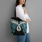 Aotearoa Korowai Motif Tote Bag Hei Matau Poutama Maori Pattern - Aussie Hoodie