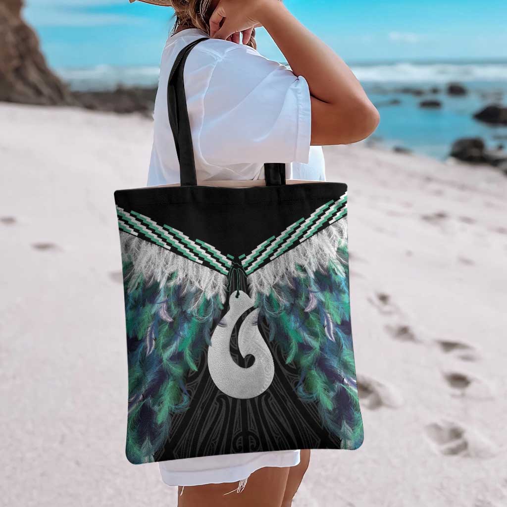 Aotearoa Korowai Motif Tote Bag Hei Matau Poutama Maori Pattern - Aussie Hoodie