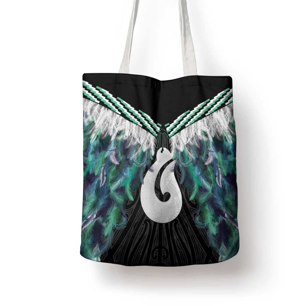 Aotearoa Korowai Motif Tote Bag Hei Matau Poutama Maori Pattern - Aussie Hoodie