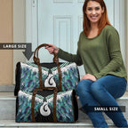 Aotearoa Korowai Motif Travel Bag Hei Matau Poutama Maori Pattern - Aussie Hoodie