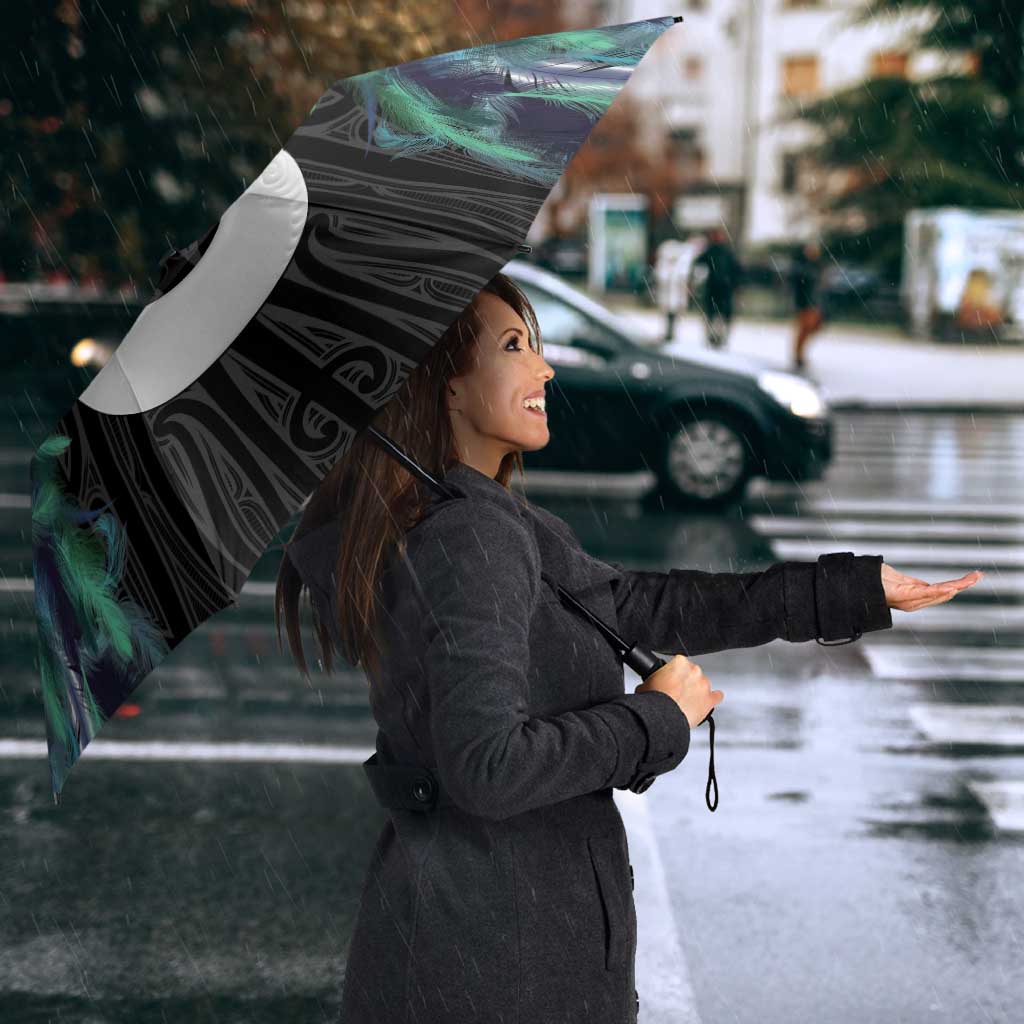 Aotearoa Korowai Motif Umbrella Hei Matau Poutama Maori Pattern - Aussie Hoodie