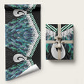 Aotearoa Korowai Motif Wrapping Paper Hei Matau Poutama Maori Pattern - Aussie Hoodie