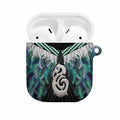 Aotearoa Korowai Motif AirPods Case Hei Manaia Poutama Maori Pattern - Aussie Hoodie