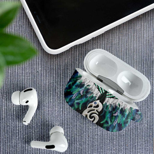 Aotearoa Korowai Motif AirPods Case Hei Manaia Poutama Maori Pattern - Aussie Hoodie