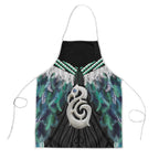 Aotearoa Korowai Motif Apron Hei Manaia Poutama Maori Pattern - Aussie Hoodie