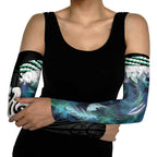 Aotearoa Korowai Motif Arm Sleeves Hei Manaia Poutama Maori Pattern - Aussie Hoodie