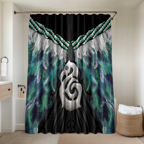 Aotearoa Korowai Motif Bathroom Set Hei Manaia Poutama Maori Pattern - Aussie Hoodie