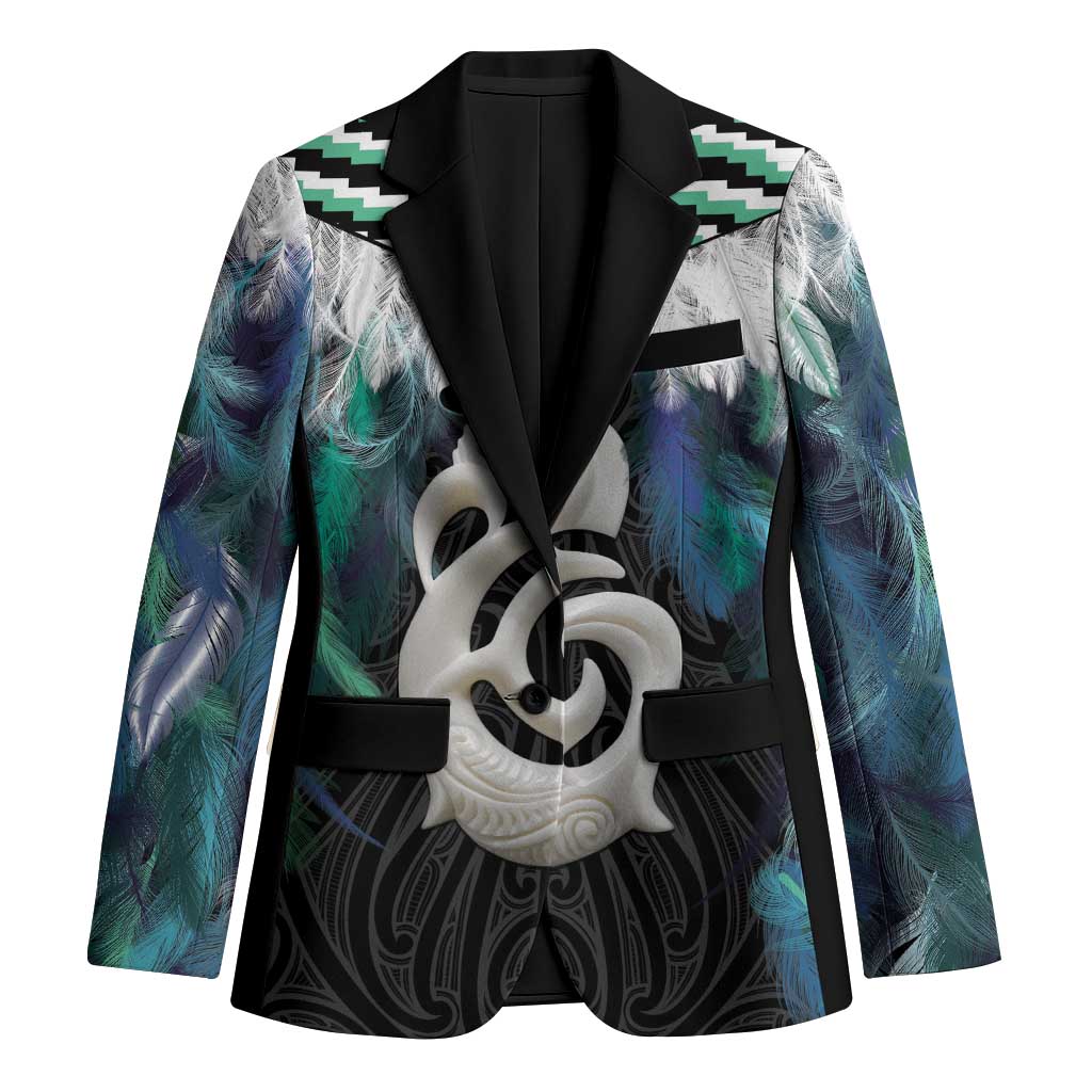 Aotearoa Korowai Motif Blazer Hei Manaia Poutama Maori Pattern - Aussie Hoodie