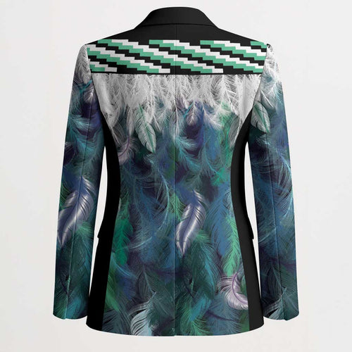 Aotearoa Korowai Motif Blazer Hei Manaia Poutama Maori Pattern - Aussie Hoodie