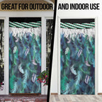 Aotearoa Korowai Motif Door Cover Hei Manaia Poutama Maori Pattern - Aussie Hoodie