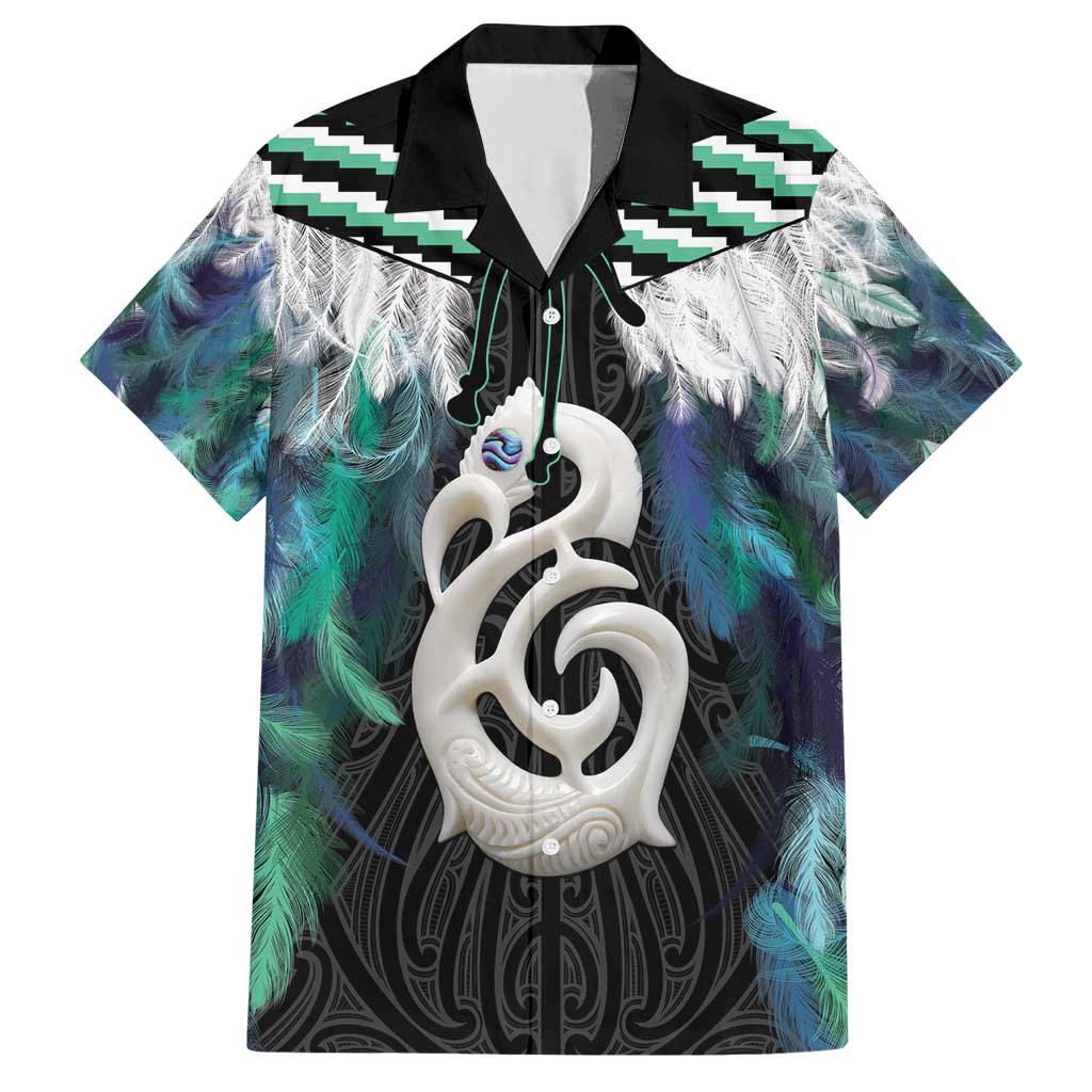 Aotearoa Korowai Motif Family Matching Short Sleeve Bodycon Dress and Hawaiian Shirt Hei Manaia Poutama Maori Pattern