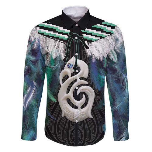 Aotearoa Korowai Motif Family Matching Summer Maxi Dress and Hawaiian Shirt Hei Manaia Poutama Maori Pattern
