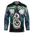 Aotearoa Korowai Motif Hockey Jersey Hei Manaia Poutama Maori Pattern - Aussie Hoodie