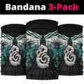 Aotearoa Korowai Motif Neck Gaiter Hei Manaia Poutama Maori Pattern - Aussie Hoodie