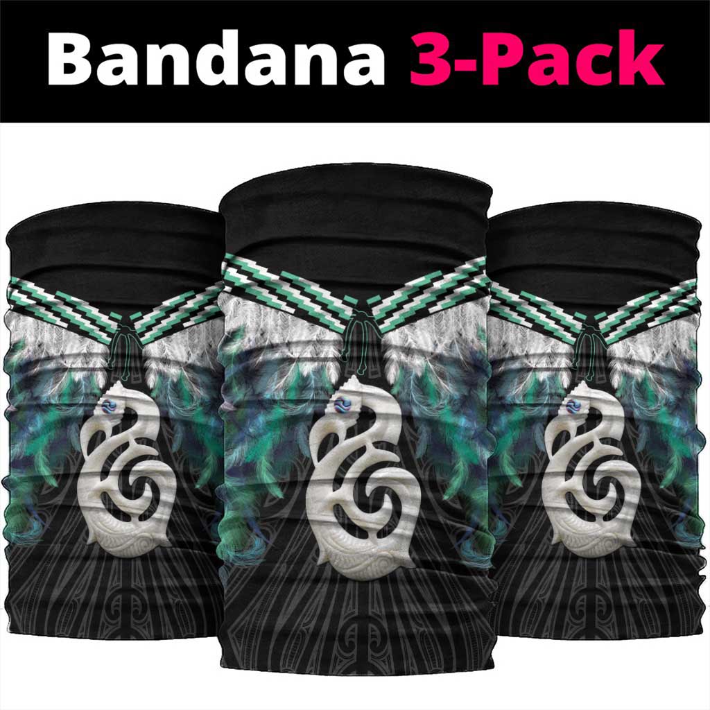 Aotearoa Korowai Motif Neck Gaiter Hei Manaia Poutama Maori Pattern - Aussie Hoodie