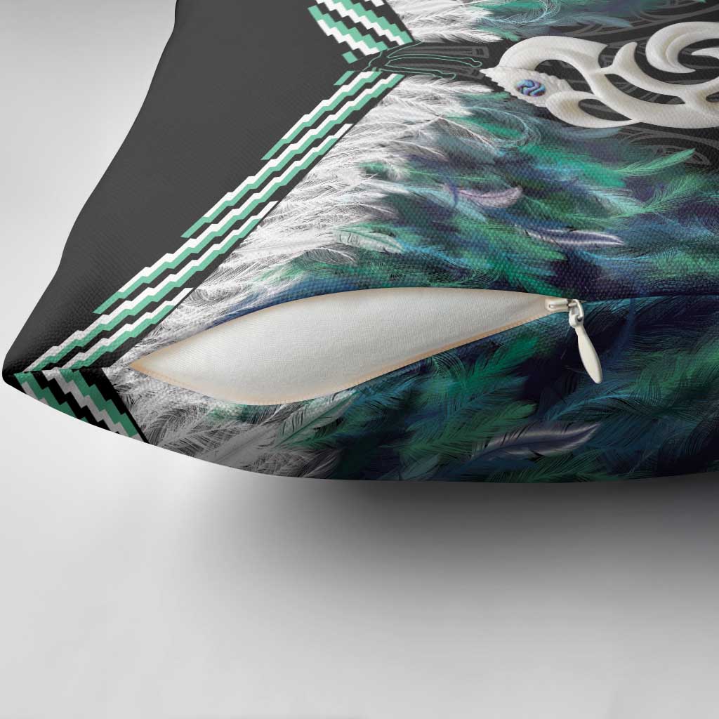 Aotearoa Korowai Motif Pillow Cover Hei Manaia Poutama Maori Pattern - Aussie Hoodie