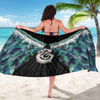Aotearoa Korowai Motif Sarong Hei Manaia Poutama Maori Pattern